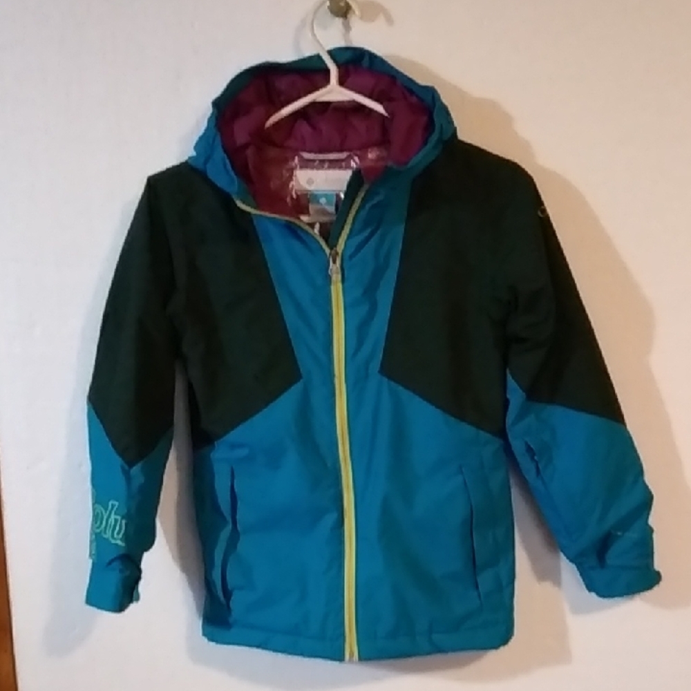 Girls Winter Jacket With Omni Heat Lineing And Zip Pockets Columbia Activewear